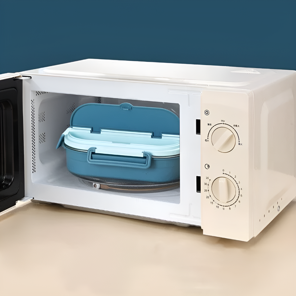 Thermische lunchbox van roestvrij staal