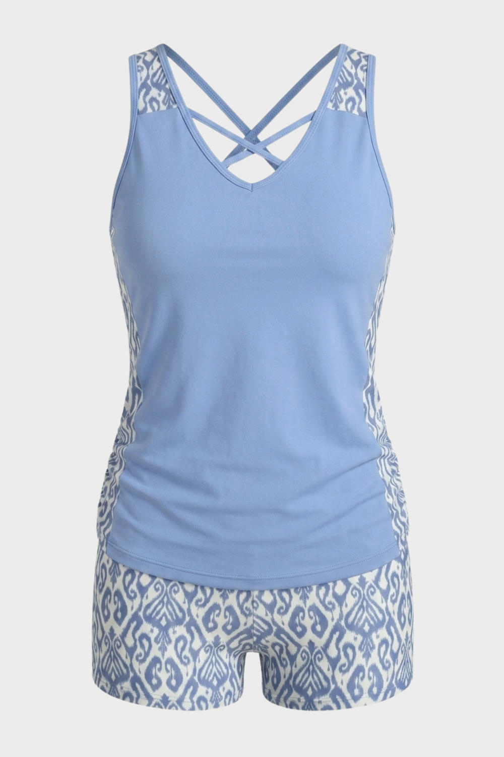 Women's Tankini Set | Patterned Shorts