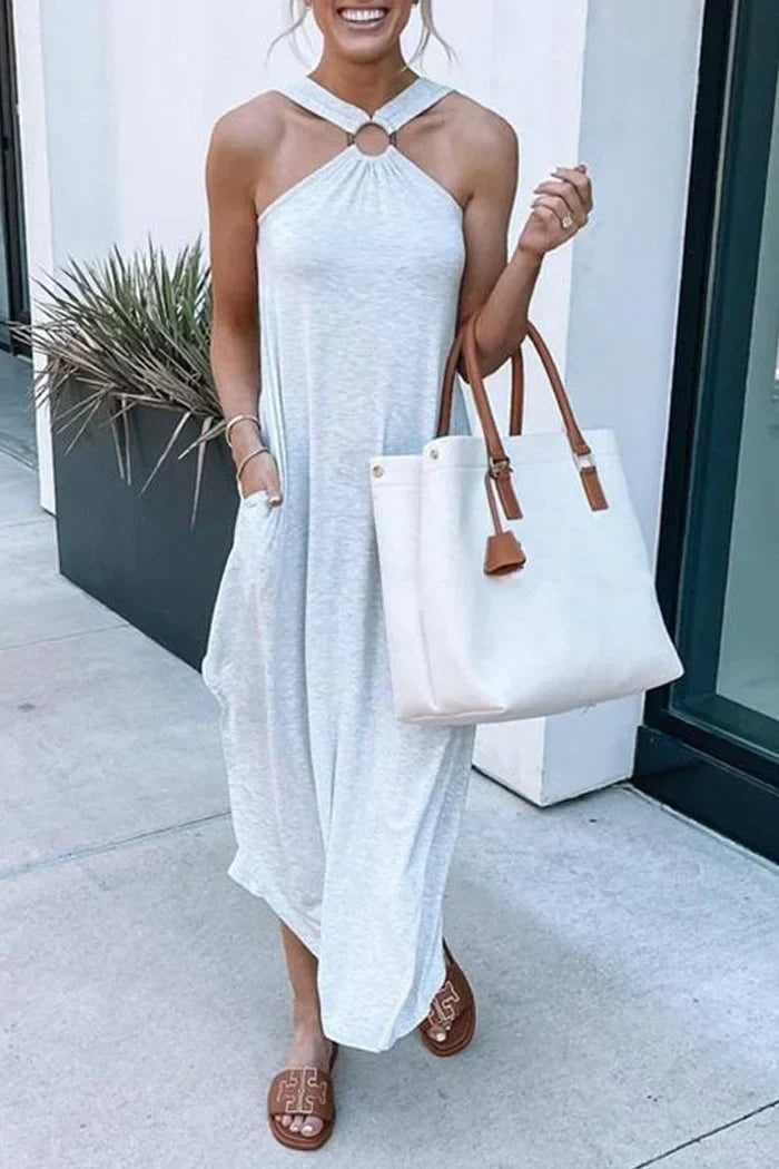 Himari Stylish Midi Dress - Elena Harper