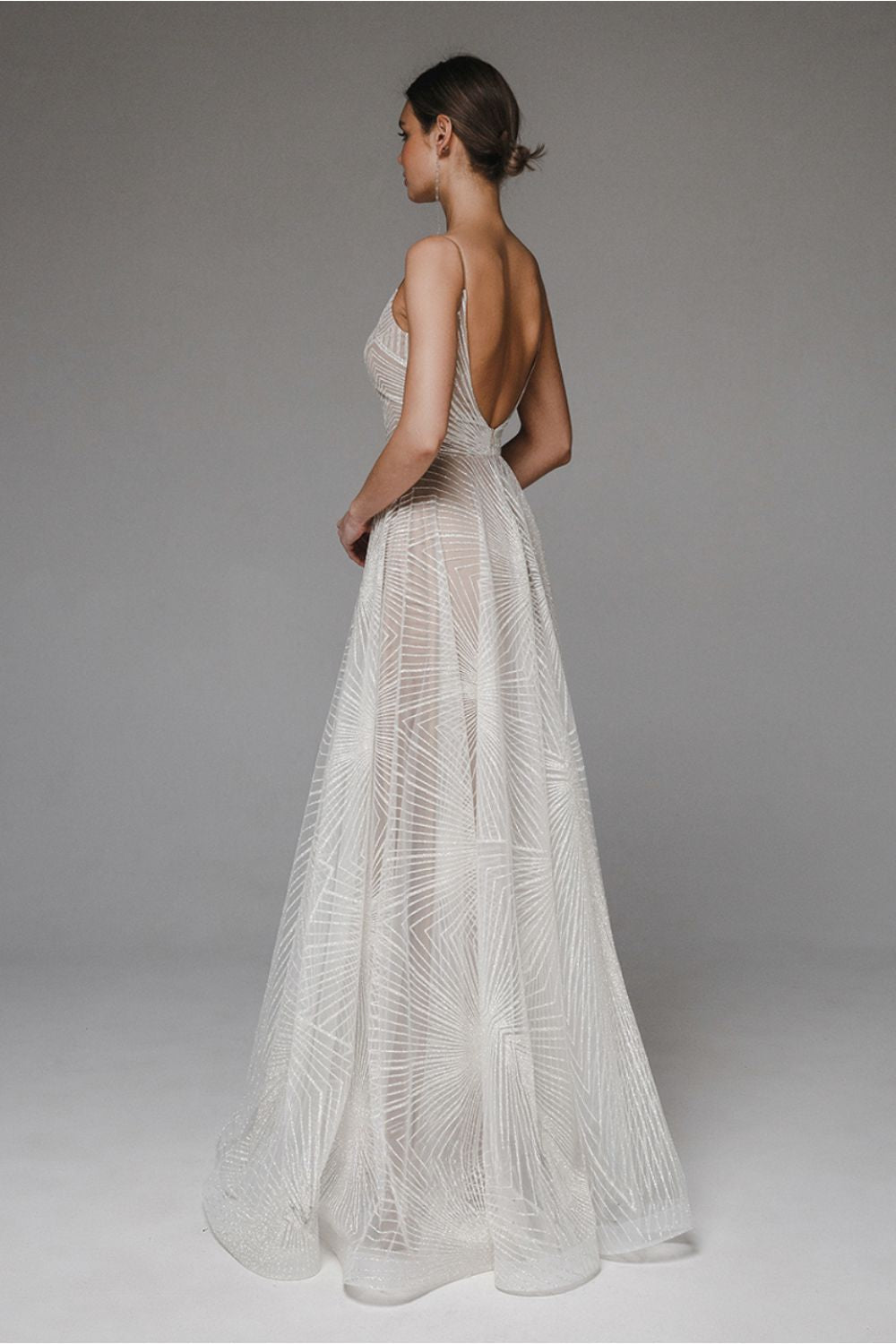Women's Elegant V-Neck Strap A-Line Dress
