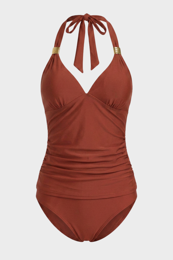Women's Halter Swimsuit | Tummy Control