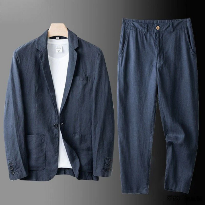 Stephen Classic Cardigan and Trouser Set, view 8 - Elena Harper