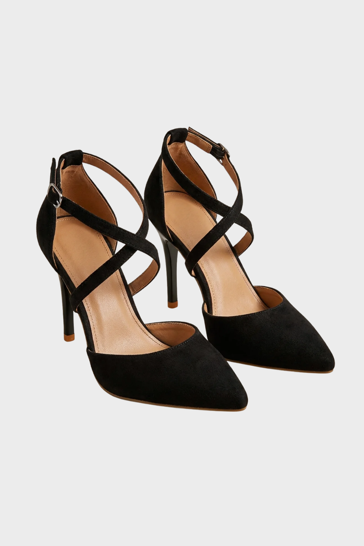 Ladies' Strappy Pumps | Black