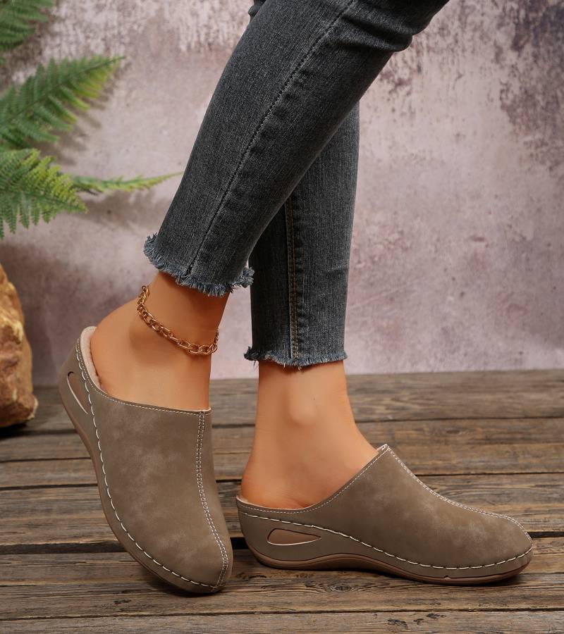 Novi | Mule Slippers with Non-Slip Sole