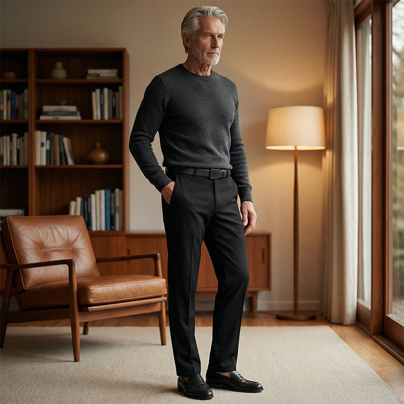 Men's Slim Stretch Pants for the Office
