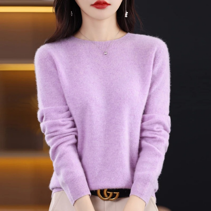 Women's Round Neck Soft Luxury Warm Sweater (S-5XL)