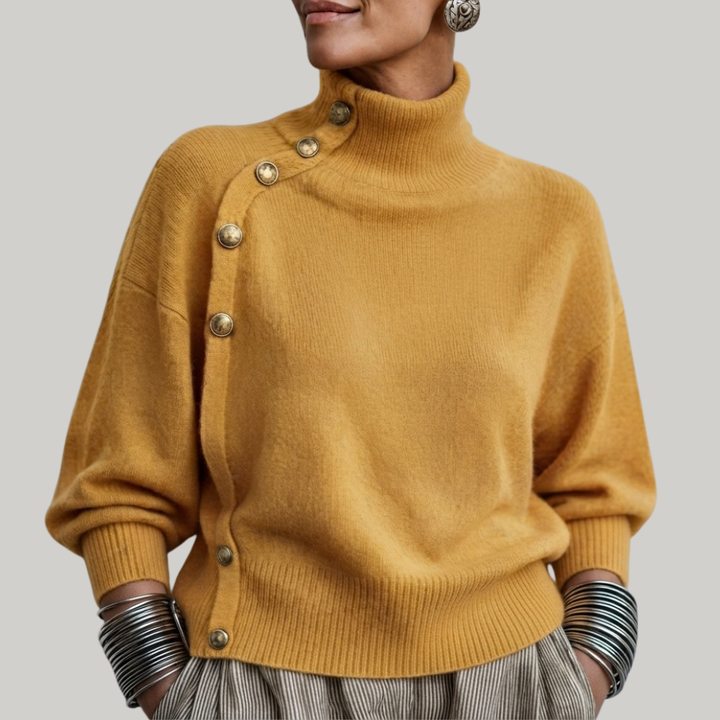 SWEATER WITH BUTTONS FOR WOMEN