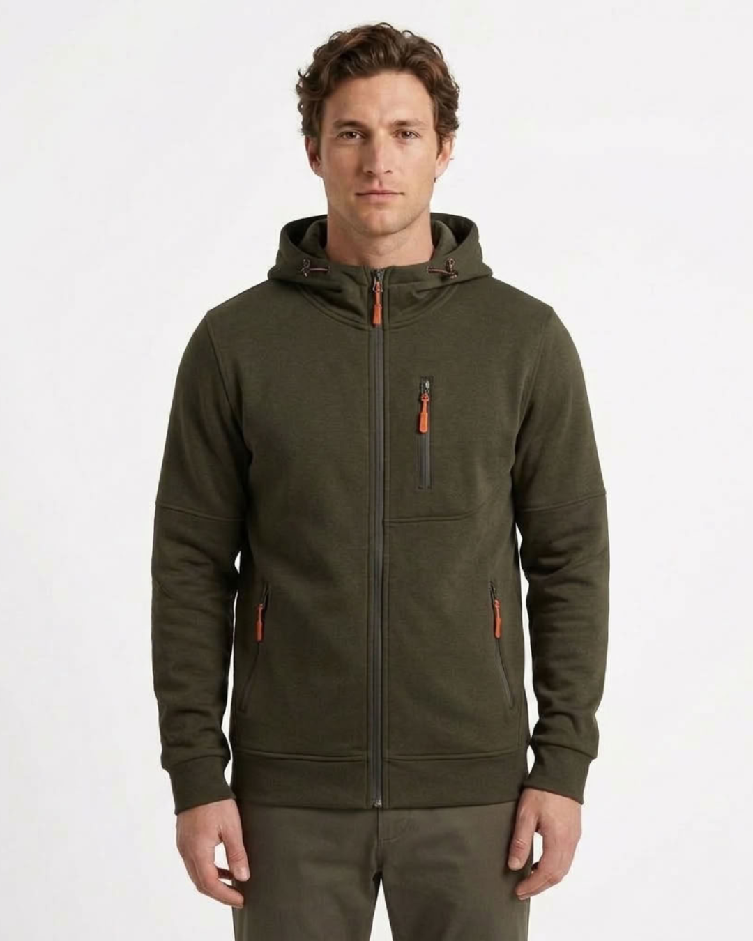 Fleece-Lined Hooded Sweatshirt