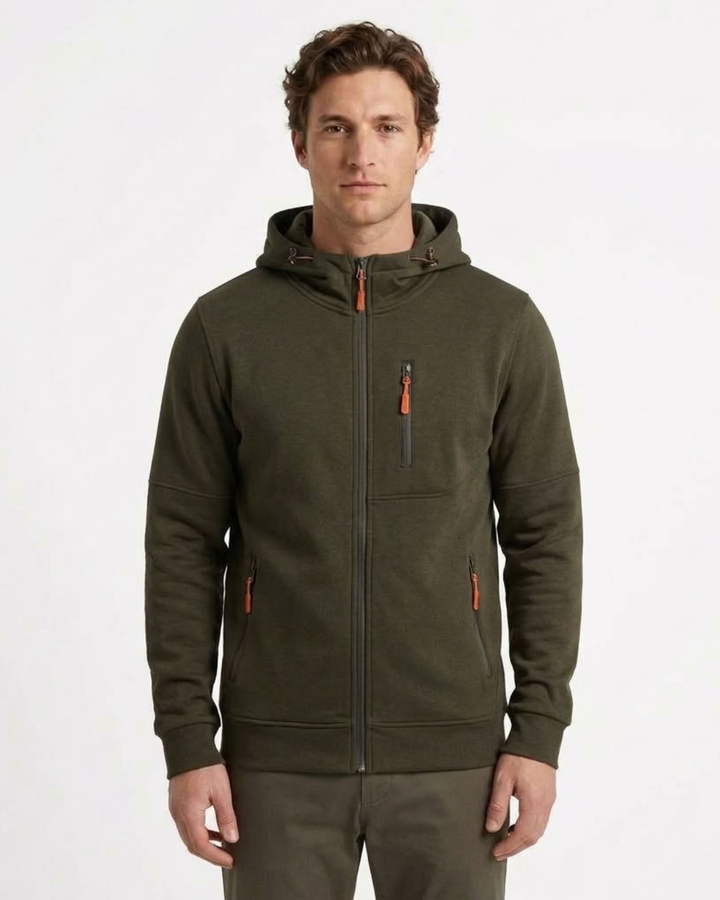 Fleece-Lined Hooded Sweatshirt