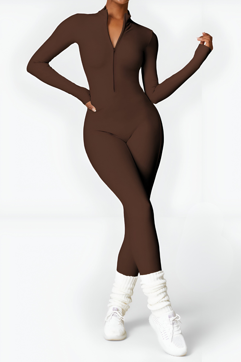 Selara™ | Thermal fleece jumpsuit with zipper