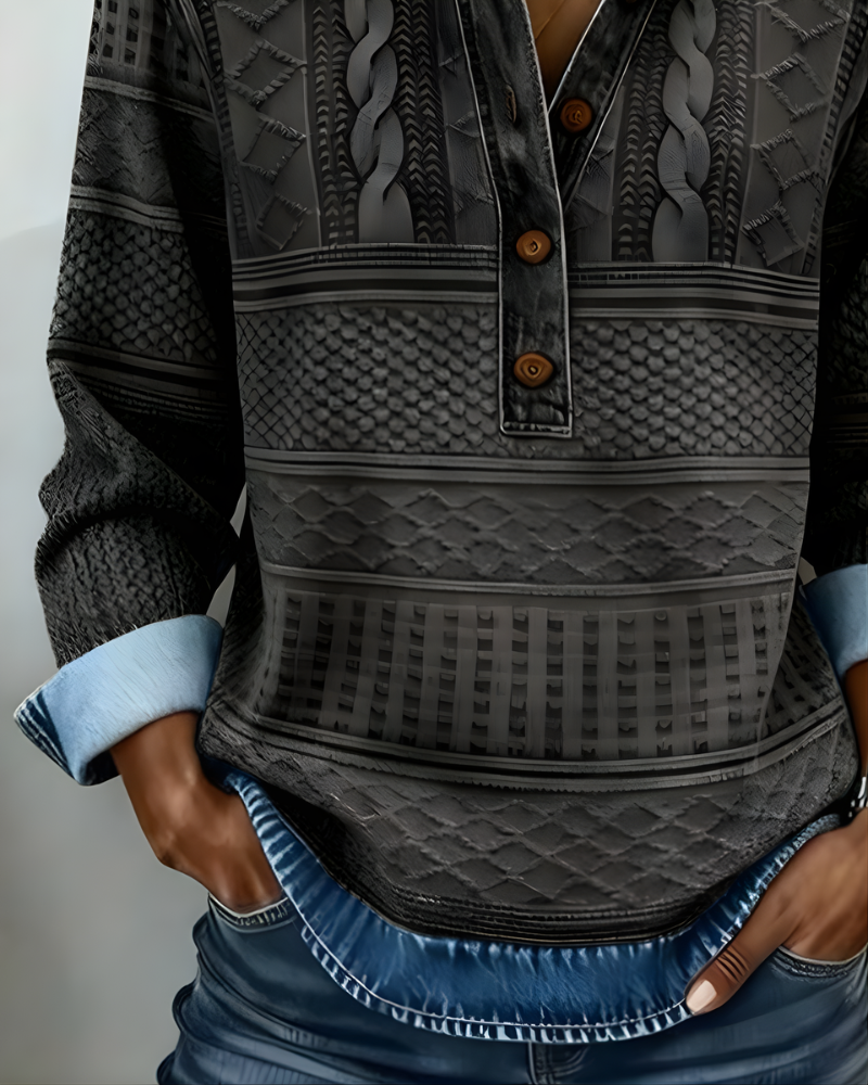 Rowan™  |  Half-button Collared Sweatshirt
