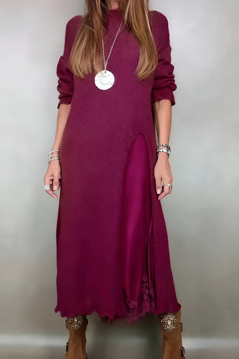 Elya Chic Layered Dress, view 7 - Elena Harper