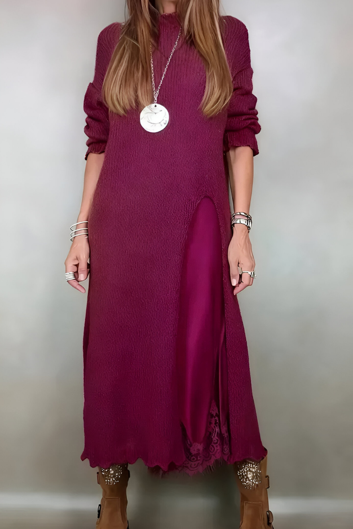 Elya Chic Layered Dress, view 7 - Elena Harper