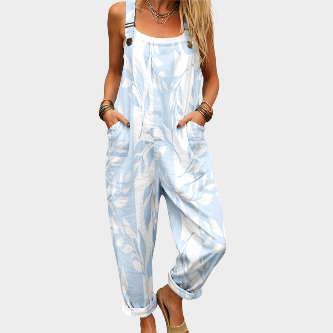 Celyndra Comfortable Printed Jumpsuit - Elena Harper