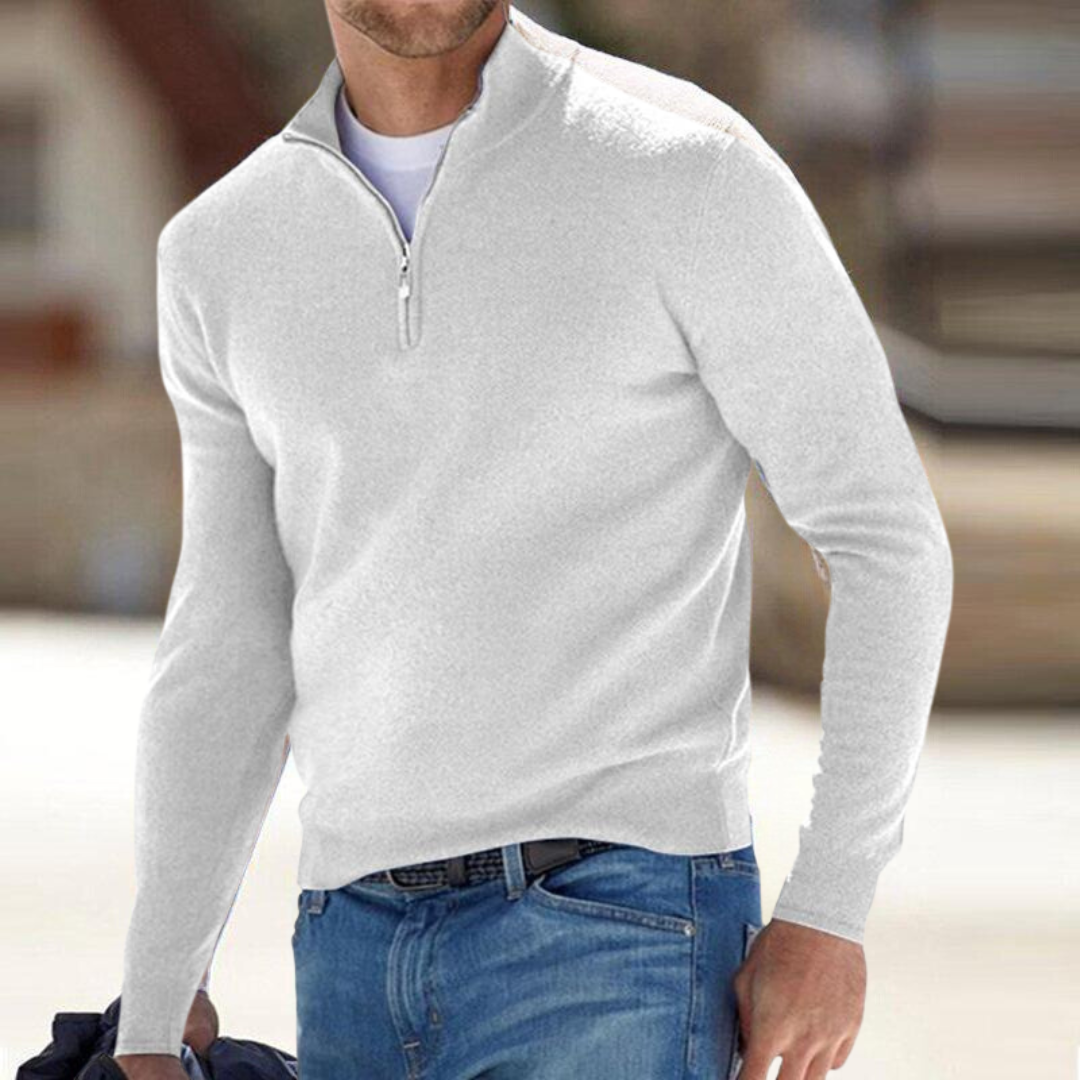Miguel – Premium Zip-Neck Pullover