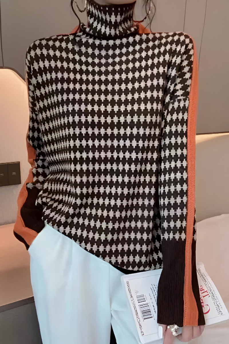 Nila™ | Trendy Casual Sweater with High Neck