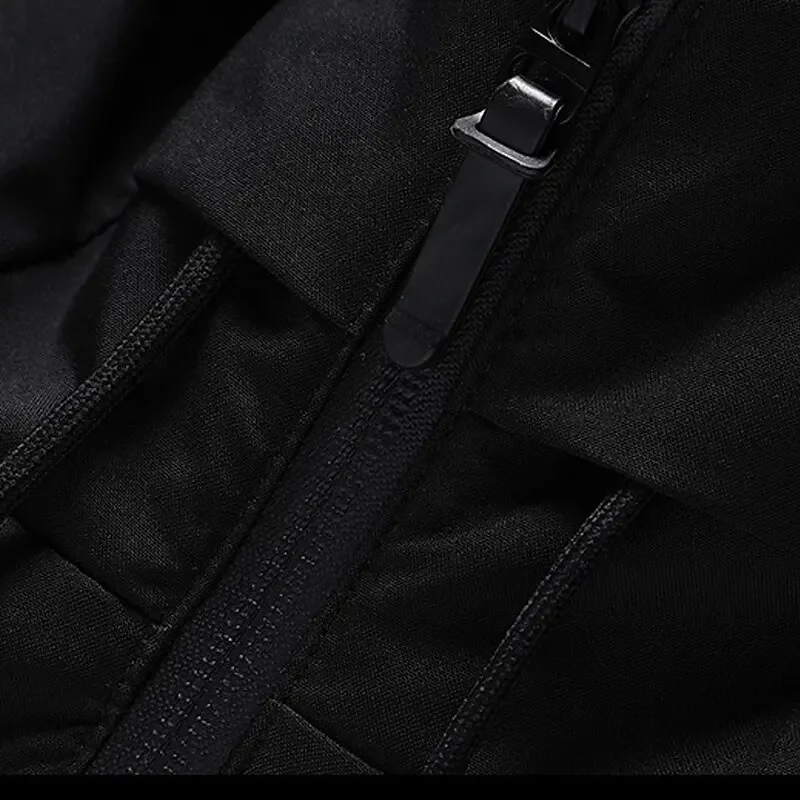 Men's Hooded Quilted Puffer Jacket – Warmth & Style for Winter