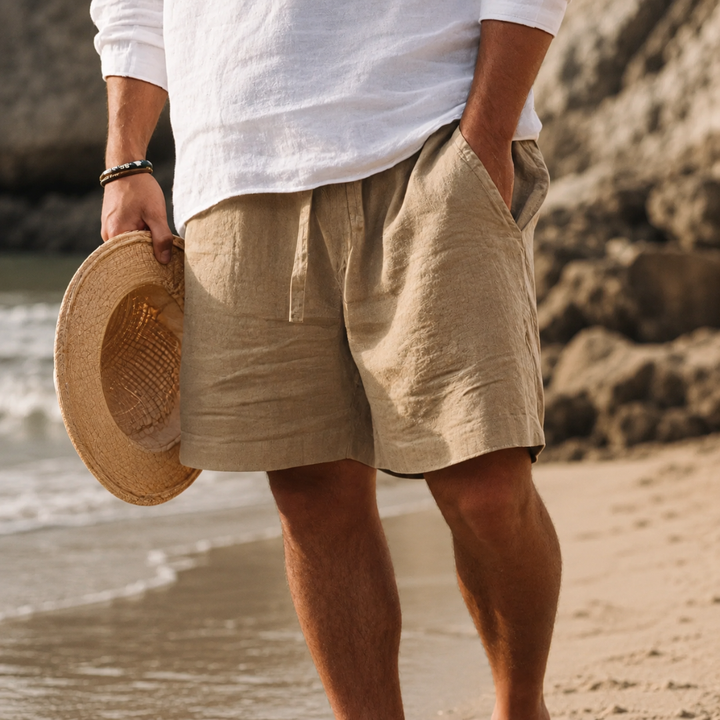 Lucien | Summer Cotton Linen Shorts