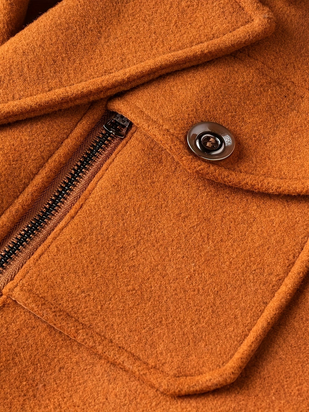 LAURENT MONACO | MEN'S WIDE COLLAR BUTTON JACKET
