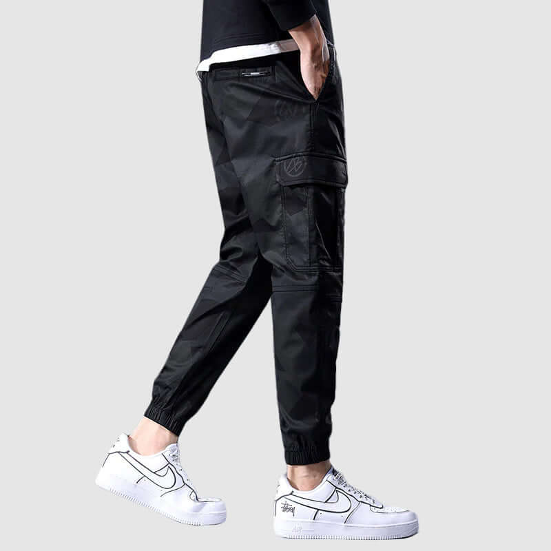 Men's Relaxed-Fit Camouflage Pants, view 6 - Elena Harper