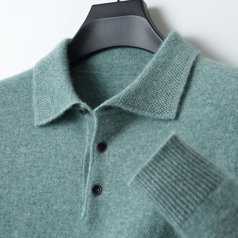 Kevin | Luxurious and Versatile Men's Cashmere Polo Shirt