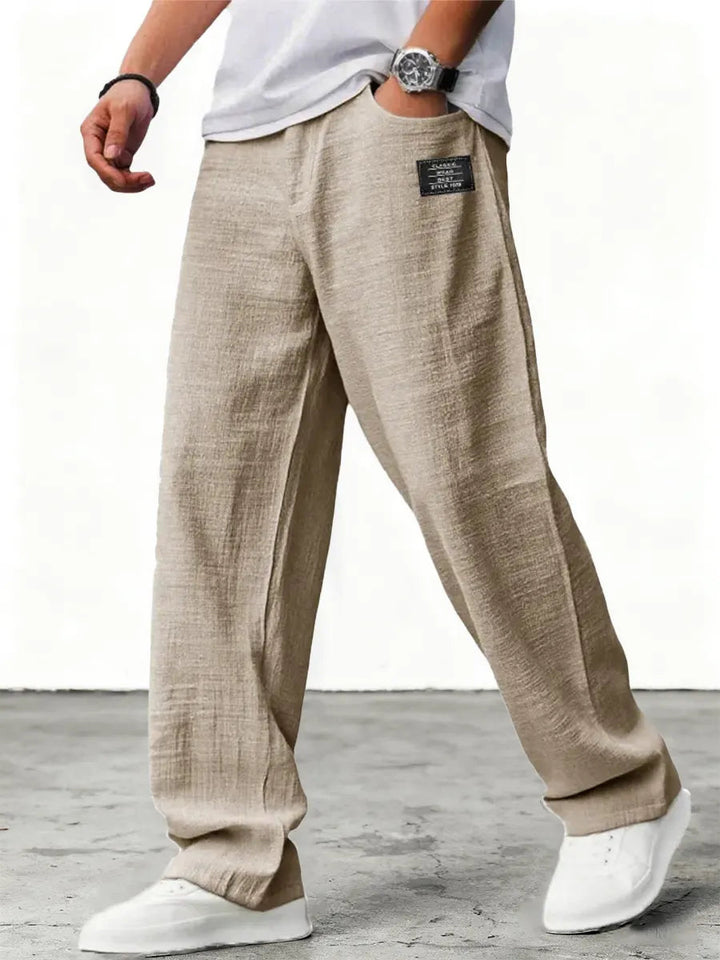 Lushan Wide Linen Pants, view 6 - Elena Harper
