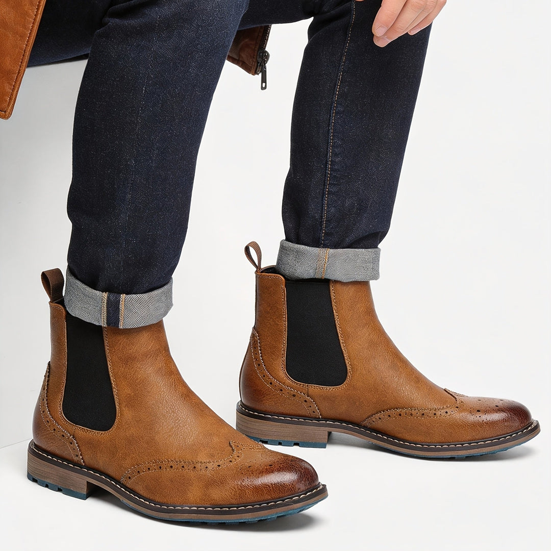 Ronan Refined Chelsea Boots, view 4 - Elena Harper