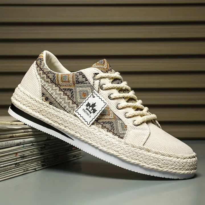 Bradly Stylish Low Top Sneakers, view 4 - Elena Harper