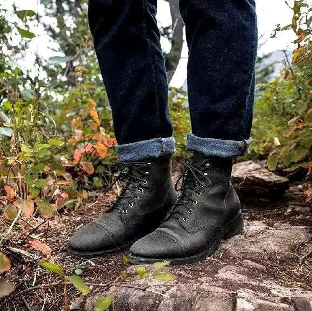 Tristan | Classic Cap-Toe Men's Boots with Comfortable Foot Support