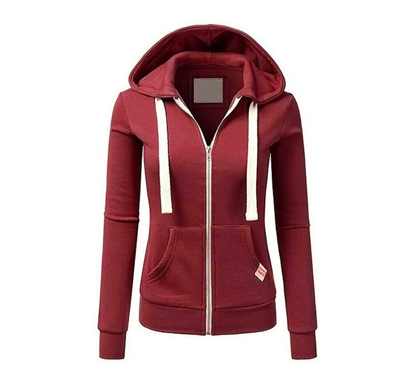 Women's Winter Hoodie Sweatshirt with Long Sleeves and Relaxed Fit, view 2 - Elena Harper