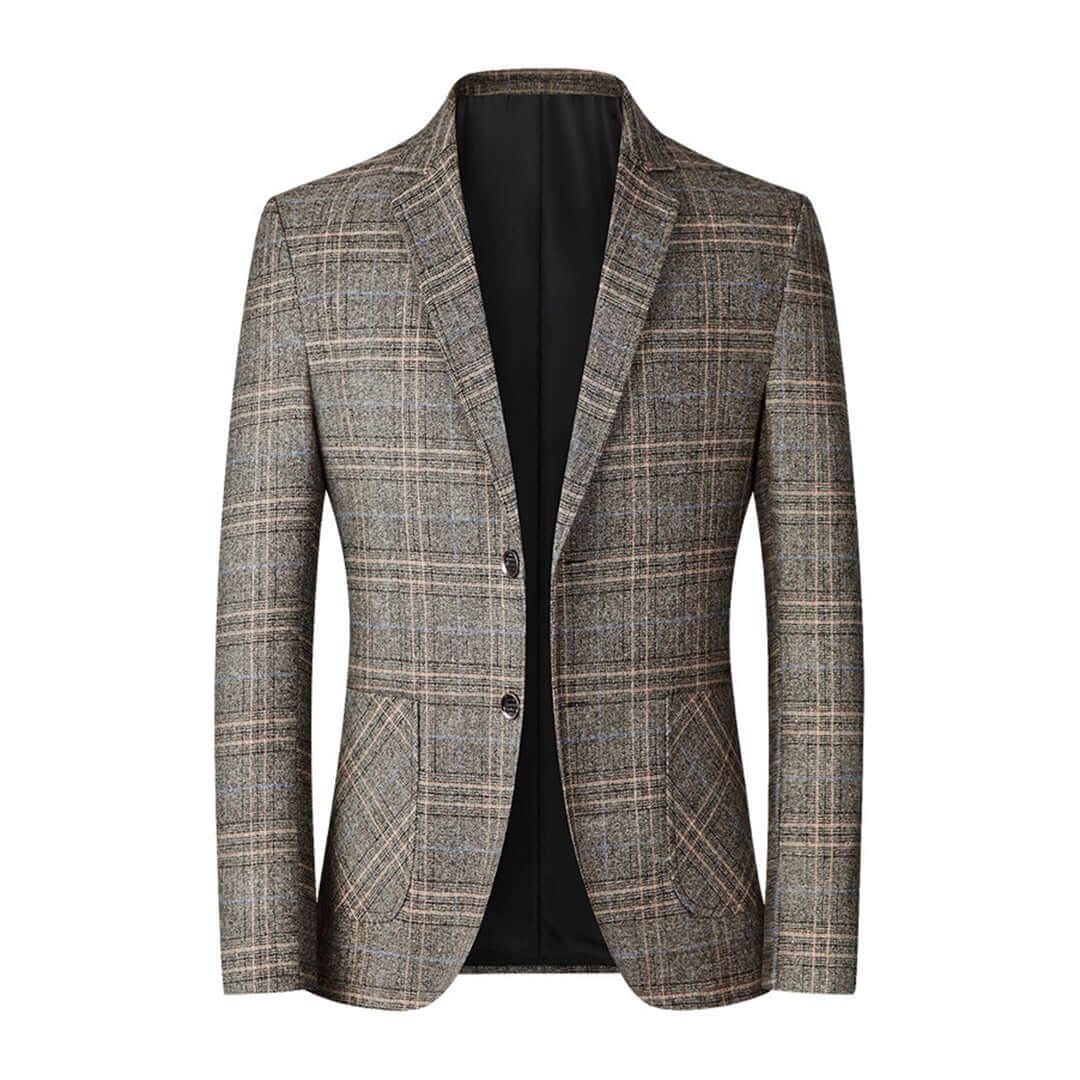 Men's Slim Fit Lightweight Blazer, view 2 - Elena Harper