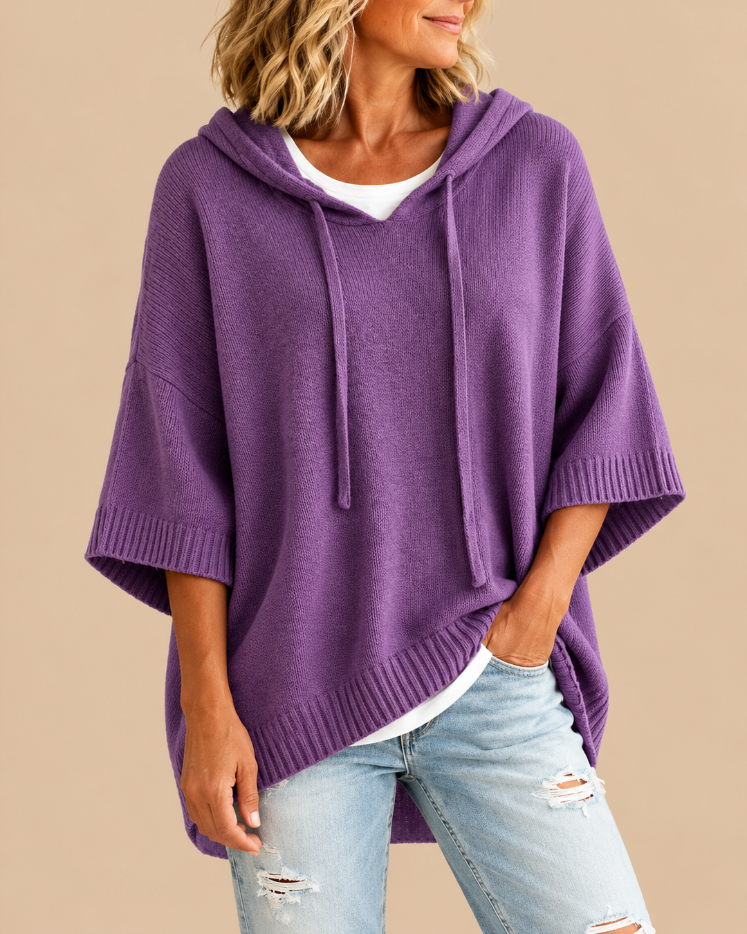 Elin™ | Soft Hooded Poncho