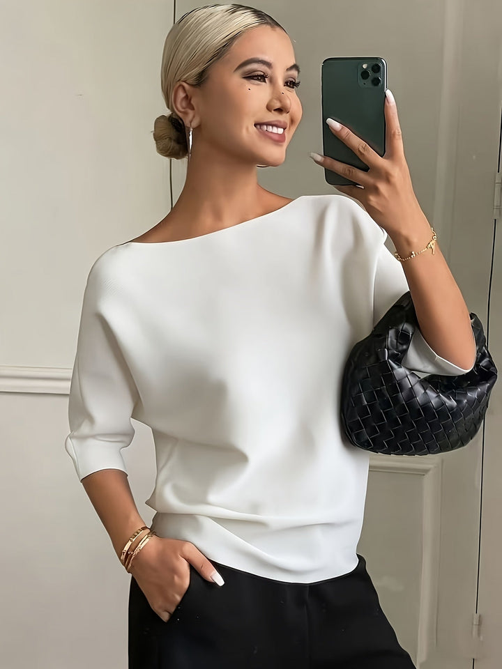 WOMEN'S TOP WITH BARE SHOULDERS