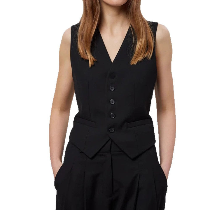 Amelia Elegant and Modern Women's Business Vest, view 4 - Elena Harper