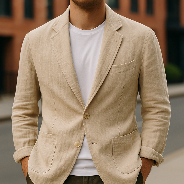 Robert | Lightweight and Elegant Linen Blazer for Summer