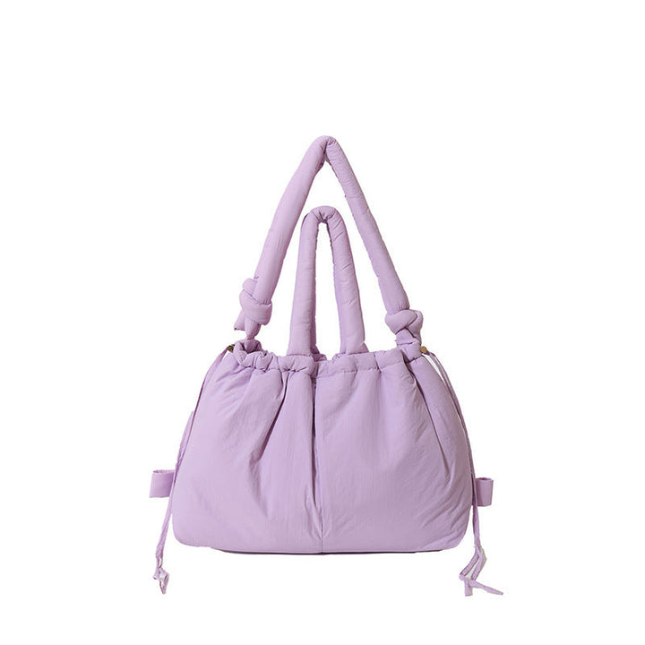 Ladies' Quilted Handbag with Soft Structure and Stylish Look