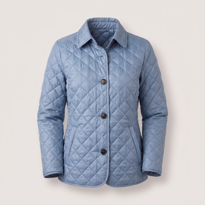 Isabella | Elegant Quilted Jacket with Classic Button Closure