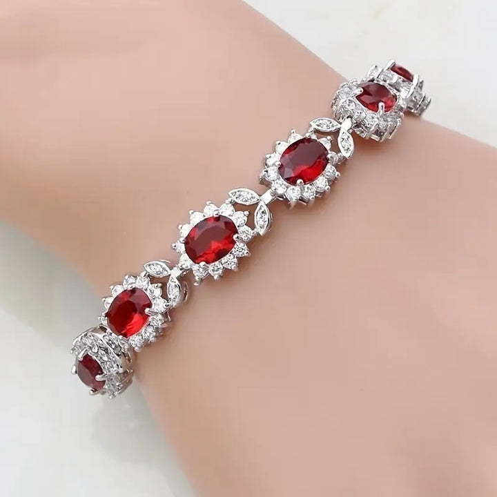 Dreamy white gold bracelet with subtle shine, view 3 - Elena Harper