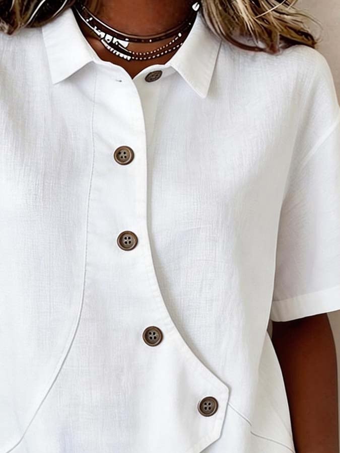 Mila™ | Comfortable Short Sleeve Blouse