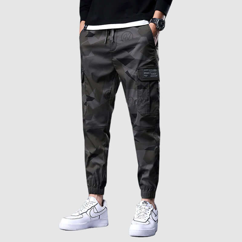Men's Relaxed-Fit Camouflage Pants, view 2 - Elena Harper