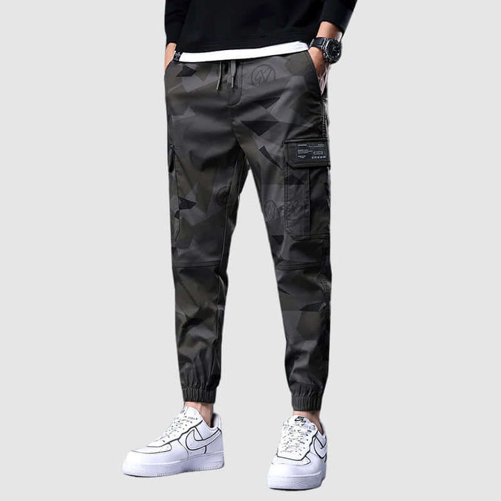 Men's Relaxed-Fit Camouflage Pants, view 2 - Elena Harper