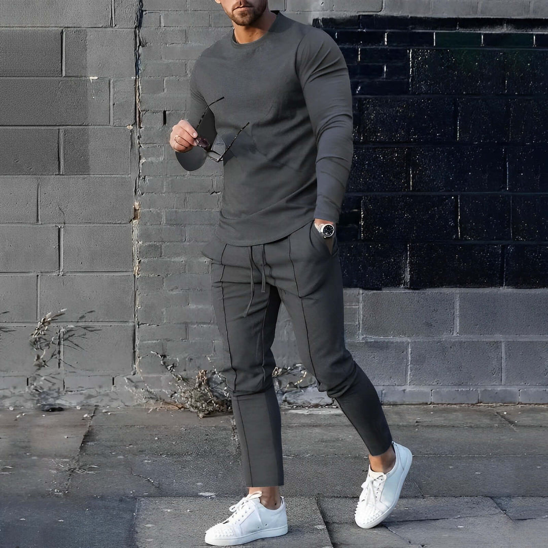Sweater and Stretch Pants Set, view 5 - Elena Harper