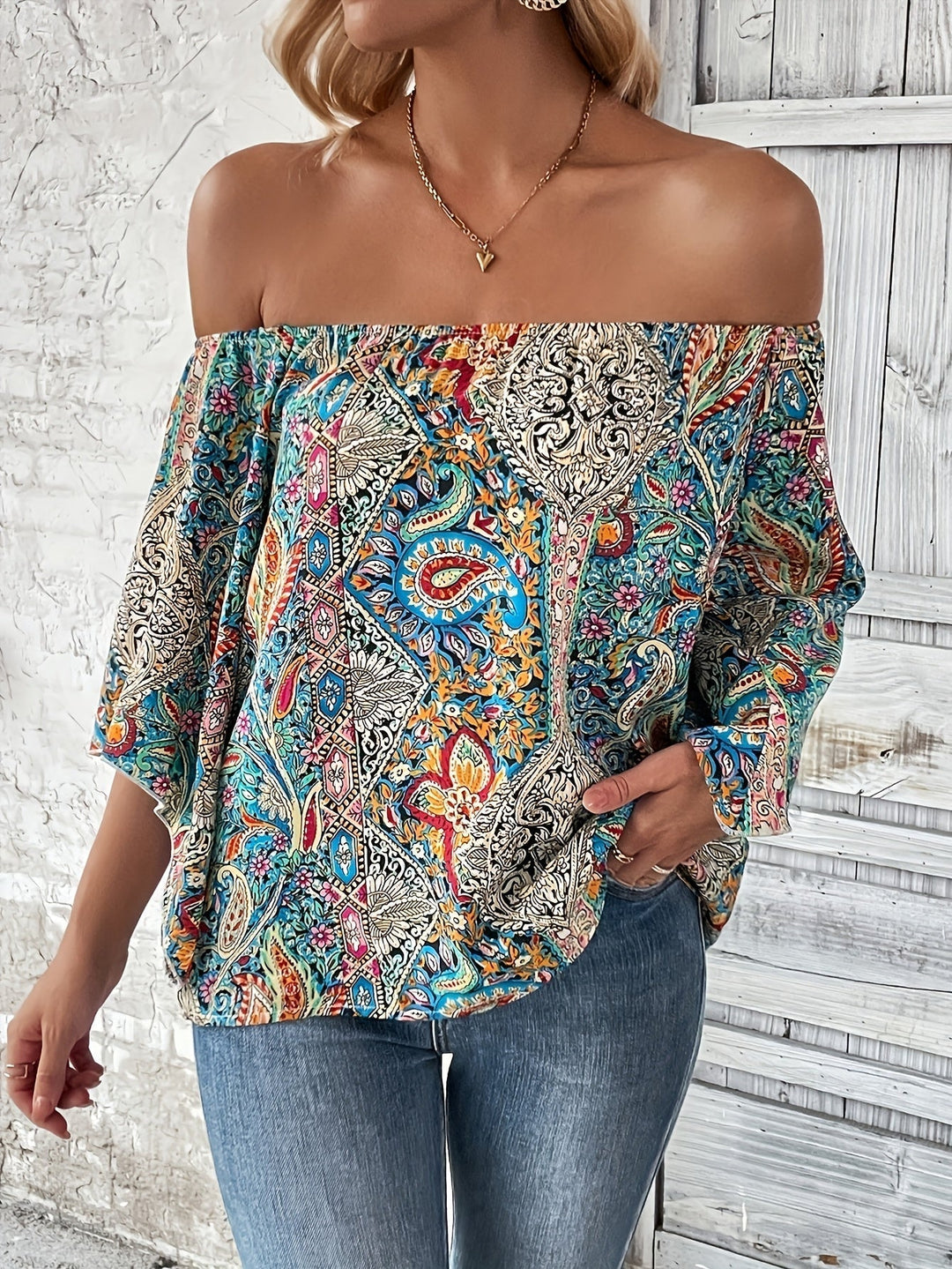 Sara™  |  Axelless Blouse Bohemian