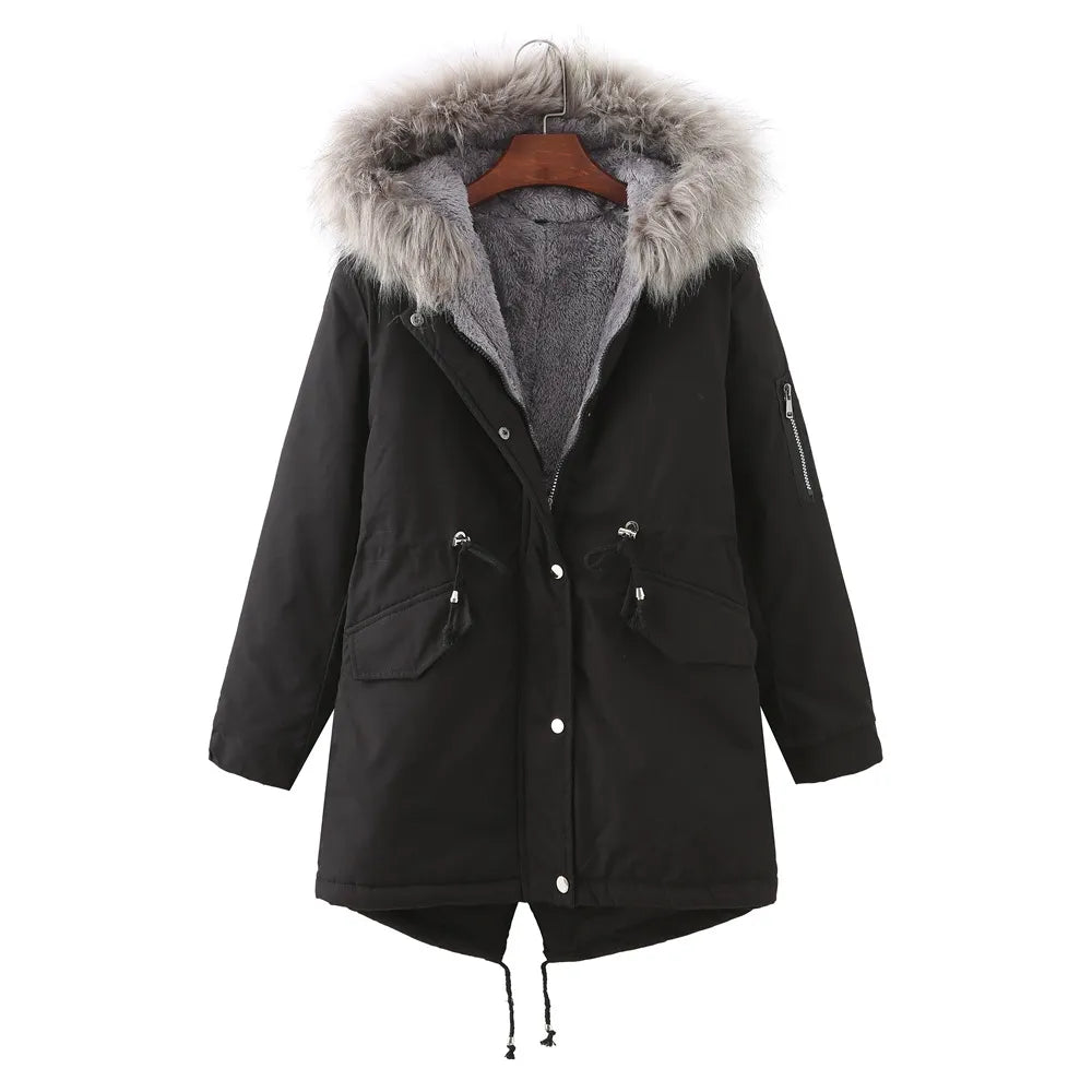 Caly - Thick Winter Coat with Fleece Lining