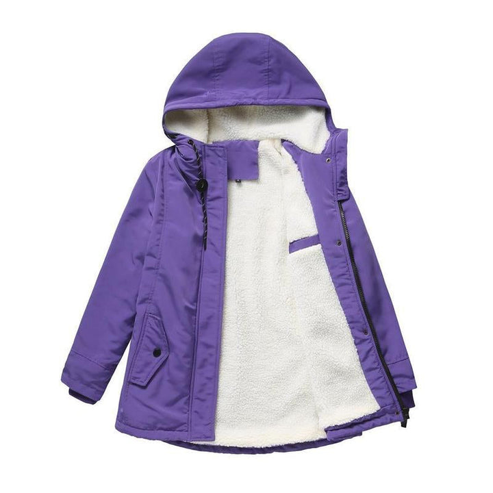 AMINA™ - Insulated Winter Jacket with Hood and Quilted Lining for Ultimate Warmth Comfort