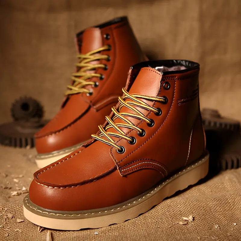 LAURENT MONACO | CLASSIC LACE-UP BOOTS FOR MEN