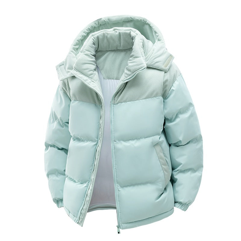Premium Winter Down Jacket for Men – Warm Coat with Removable Hood