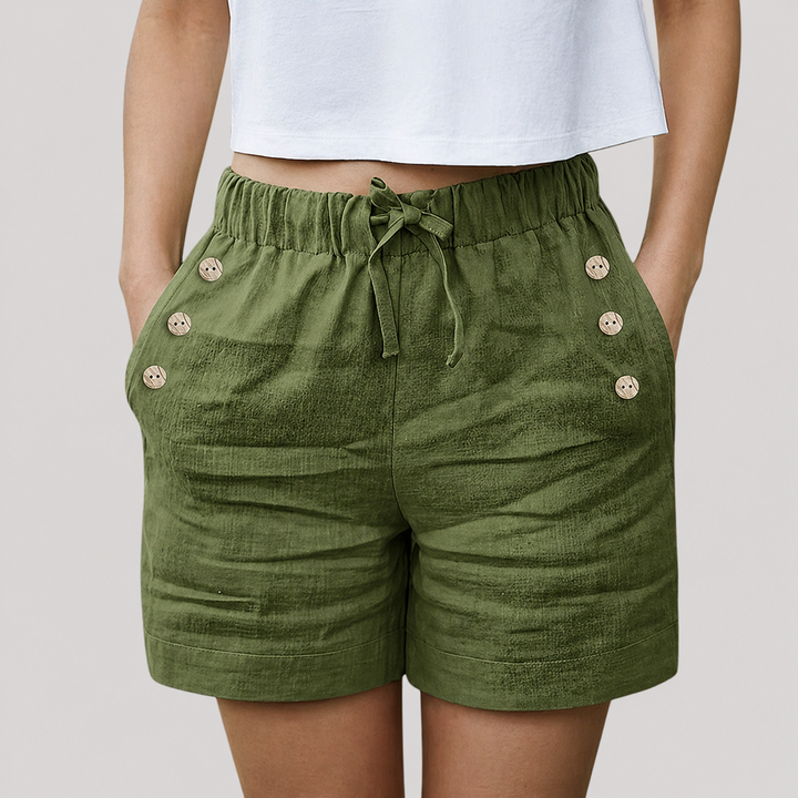 Gail | Women's Tailored Elasticated Waist Summer Shorts