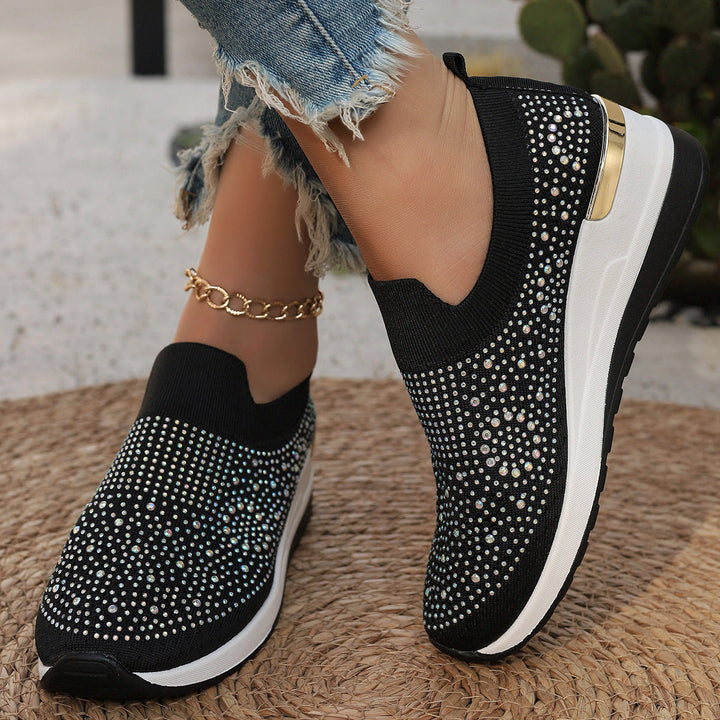 Genovefa | Sparkling Women's Slip-On Sneakers
