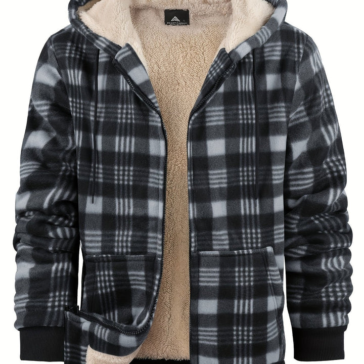 Klara | Cozy and Warm Flannel Hooded Jacket